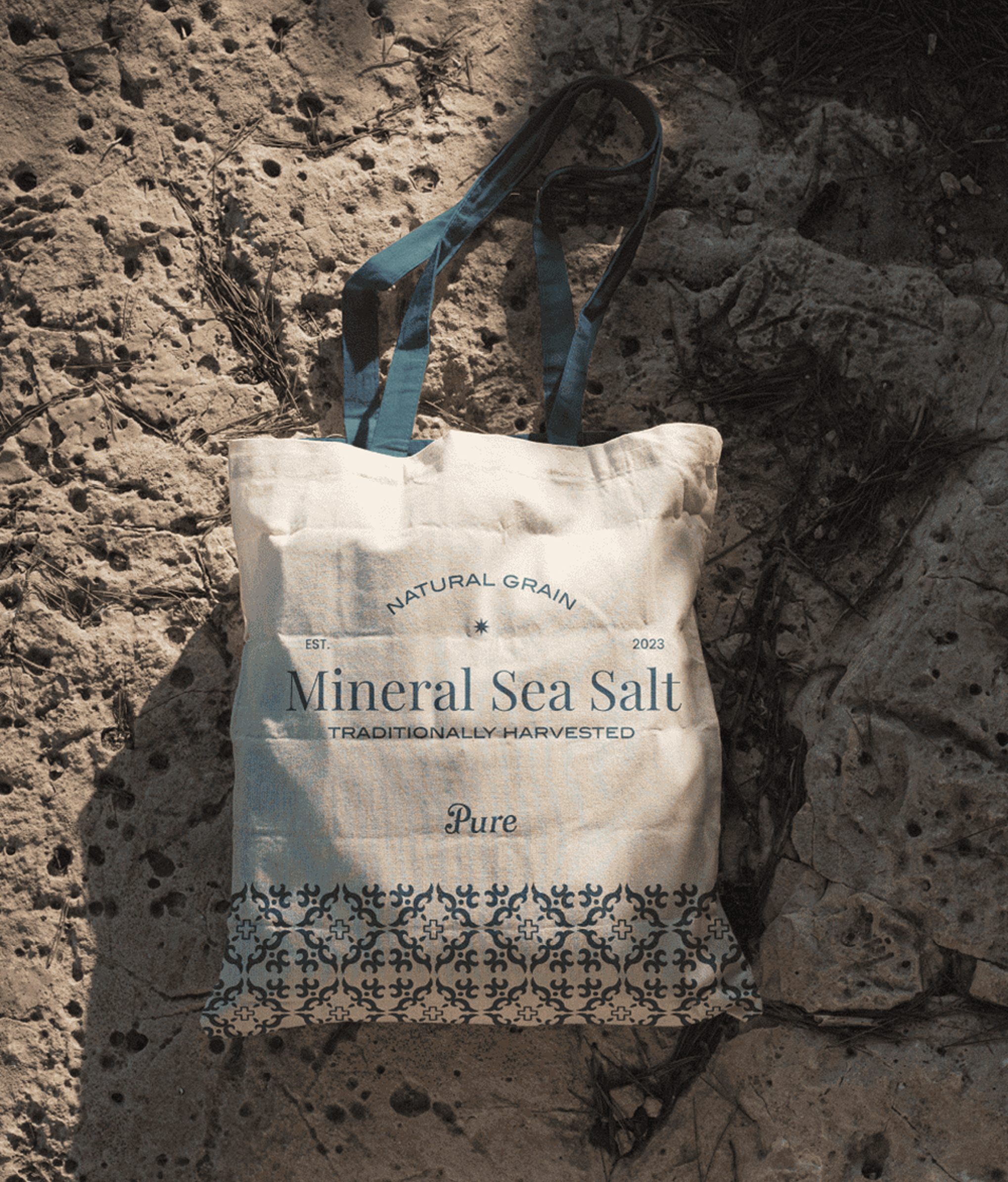 Pure Sea Salt tote bag merchandise